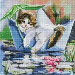 Алмазная мозаика Ideyka Релакс летом AMO7480 40х40 см