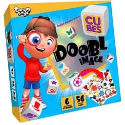 Настільна гра Danko Toys Доббль Картинки: Кубики (Doobl Image: Cubes) (укр.) (DBI-04-01U)