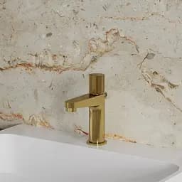 Змішувач для раковини Omnires Contour gold (CT8010GLB) - мініатюра 2