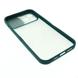 Чохол UFT для iPhone 12 Pro Max силіконовий зі шторкою, що захищає камеру Green - мініатюра 3