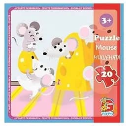 Пазлы детские G-Toys Домашние любимцы 20 элементов (LH06)