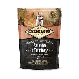 Сухой корм Carnilove Puppy Large Breed Salmon & Turkey 1.5 кг для щенков больших пород
