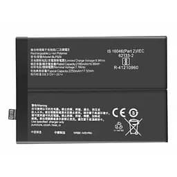 Акумулятор BLP929, Oppo Reno 8 Pro, 2250mAh+2250mAh, оригінал PRC