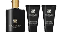 Набор Trussardi Uomo 100 мл туалетная вода, 200 мл бальзам после бритья, 200 мл гель для душа