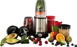 Блендер стаціонарний Nutri Boost 700Вт, чаша-700мл, чопер 300мл, чорно-сріблястий Russell Hobbs kuh0015526 - мініатюра 3