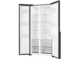 Холодильник Gorenje SBS, 179х62х92см, 2 двері, 345 (186) л, А +, NF +, Інв., Зона св-ті, Зовн. Диспл, чорний - мініатюра 10