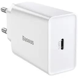 Сетевое зарядное устройство Baseus Speed Mini Quick Charger USB-C 20W EU White