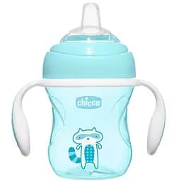Поильник с мягким носиком Chicco Transition 200 мл голубой (06911.20)