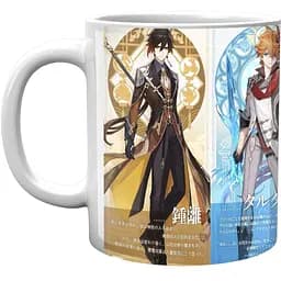 Кружка GeekLand Genshin Impact Геншин Импакт Джун Ли, Тарталия, Диона и Синь Янь GN 02.495