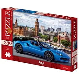 Пазлы классические Danko Toys Синяя машина C380-06-09, 380 элементов