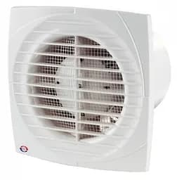 Вентилятор вытяжной бытовой Vents 125 ДЛ с сеткой от насекомых на шариковых подшипниках белый