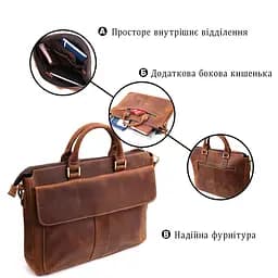 Портфель Vintage 38х30х8 см sum0027380 - мініатюра 4