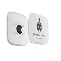 Лицьова панель Ajax Brandplate для брендування вуличної сирени StreetSiren DoubleDeck (10 шт.) Back (20380.63.WH1)