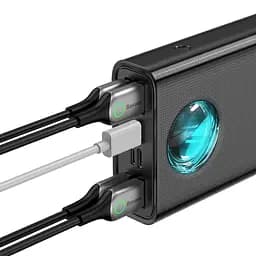 Зовнішній акумулятор Baseus Amblight Digital Display Quick Charge 65W 30000mAh [PPLG-A01] Black [69813] - мініатюра 4