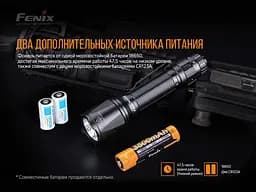 Ручний тактичний ліхтарик Fenix TK11 TAC 1600лм (Чорний) - мініатюра 6
