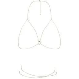 Ланцюжок портупея Bijoux Indiscrets Magnifique Bra Chain - Gold