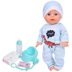 Детская игрушка Bambi Пупс YL2435A-2 33 см, поет, звуковые эффекты, аксессуары в наборе