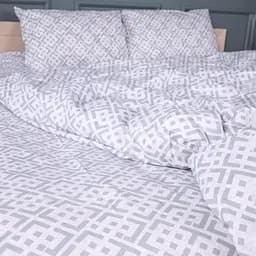 Комплект постільної білизни Ranforce Elite MIRSON Abstract Gray 160х220см (2200013164494) - мініатюра 4