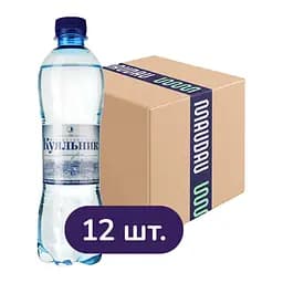 Вода мінеральна Куяльник лікувально-столова сильногазована 0.5 л х 12 шт.