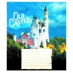 Зошит загальний "Старі замки" Leader 048-600179L-4 у лінію, 48 аркушів (959060)