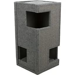 Когтеточка-домик Trixie Gabriel для кошек сизаль серая 38х38х78 см [CD]