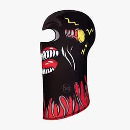 Балаклава дитяча (8-12) Buff Polar Balaclava, Terryfing Black Чорний-Червоний
