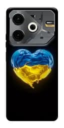Чохол Demsky Серце України для Tecno Pova 6 Neo (LI6)
