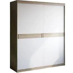 Шкаф-купе Эверест Соната 1800 двухдверный 180х60х217 дуб сонома/белый (EVR-2398)