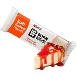 Батончик Born Winner Flapjack со вкусом клубничного чизкейка 100 г