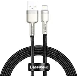 Кабель Baseus Cafule Metal USB to Lightning 2 m Black (CALJK-B01) [73380]