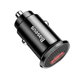 Автомобільний зарядний пристрій Baseus Mini USB Quick Charge 3.0 Black (CCDU-B01)