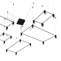 Люстра Brille лофт підвісна LED 120W WW BK (BL-838S/6) - мініатюра 5