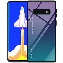 Чехол бампер Primo Gradient Glass для Samsung Galaxy S10e (SMG970) Purple