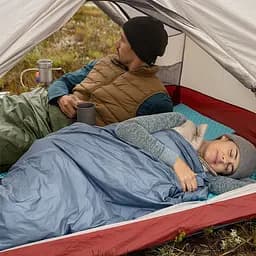 Спальник надлегкий Naturehike Ultralight LW180 NH21MSD09 правий 15°C розмір M сіро-синій - мініатюра 3