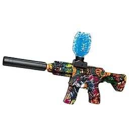 Автомат G 360, разноцветный, орбизы, автоматическая стрельба, аккумулятор 7.4V, USB, очки
