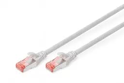 Патч-корд Assmann DIGITUS CAT 6 S-FTP, 10м, AWG 27/7, LSZH DK-1644-100 Gray