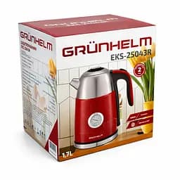 Електрочайник Grunhelm EKS 25043R 1.7 л червоний (151570) - мініатюра 4