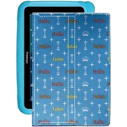 Чехол StatusCASE из экокожи для планшета Prestigio SmartKids 3197 Фэшн голубой