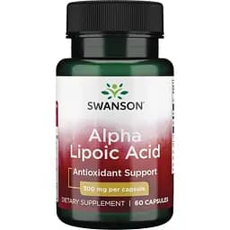 Натуральная добавка Swanson Alpha Lipoic Acid 300 mg, 60 капсул