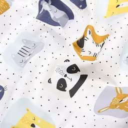 Наволочка Cosas Color animals 50х70 см біла (AnimalsColor_50) - мініатюра 5