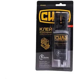 Клей епоксидний універсальний Сила 30 г сірий шприц