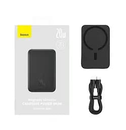 Зовнішній акумулятор Baseus MagSafe магнітний 6000mAh 20W (PPCX020001) чорний - мініатюра 6
