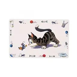 Килимок під миски Trixie Comic Cat 44x28 см (4011905245447)