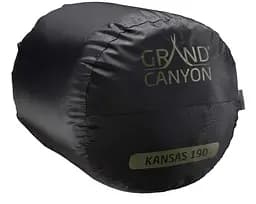Спальний мішок Grand Canyon Kansas 190 0°C Capulet Olive Left (340019) (DAS302055) - мініатюра 6