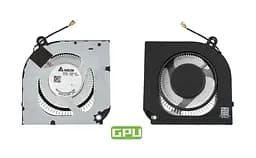 Вентилятор кулер (12V) для моделей ноутбука Acer Nitro 16 AN16-73, Nitro V 16 ANV16-42, ANV16-61, Nitro V 17 ANV17-41, ANV17-61 для GPU (ND8CC38)