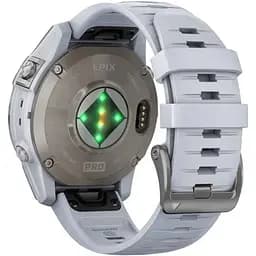Смарт-годинник Garmin Epix Pro Gen 2 Sapphire 47 mm Titanium w. Whitestone Band (010-02803-20/21) - мініатюра 4