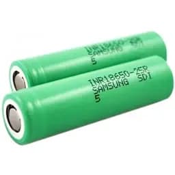 Акумулятор 18650 Samsung INR18650-25R 2500mah (20А) Зелений - мініатюра 3
