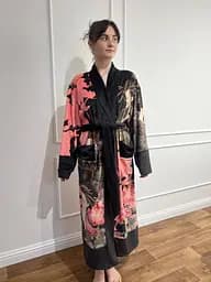 Кімоно жіноче з плюшевого велюру Sakura 29479 2XL - мініатюра 6