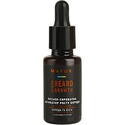 Лосьйон-сироватка Mayur Активатор росту бороди для чоловіків 30 мл