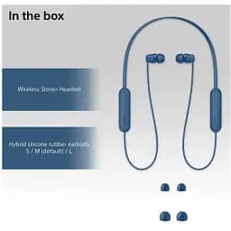 Навушники з мікрофоном Sony WI-C100 Blue (WIC100L.CE7) - мініатюра 6
